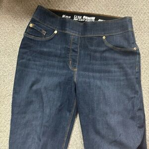 - NyGard Luxe Denim Skinny Ankle Jeans 360 4-Way Stretch Blue Womens Size …